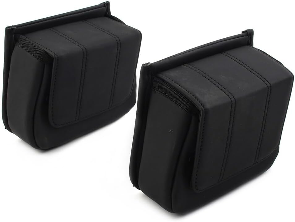 ya 12 10.8 baidi Fairing Lower Door Pocket Bags for Harley Touring 96-13 Road Street Glide Black