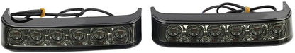 ya 10 9.16 zhengce Black Saddlebag Run Brake Tail Light For Harley Touring Street Glide FLHX