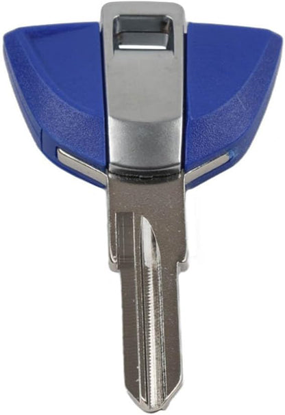 ya 4 8.14 Motorcycle Uncut Blank Blade Key Blue for BMW G310GS G310R C650 GT F700 F800GS