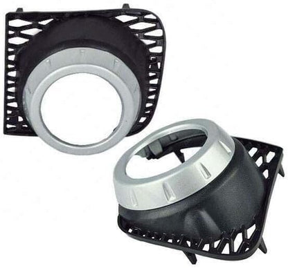 ya 4 8.8 Left and right front bumper fog lamp protective cover chrome decoration suitable for Range Rover L322 2010-12