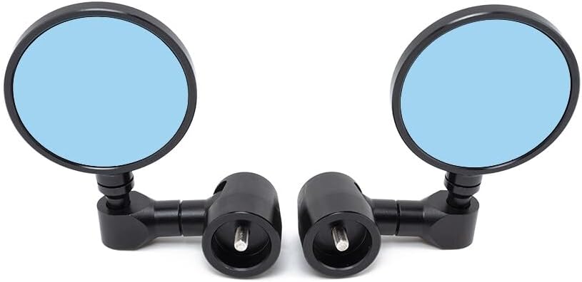 ya 2 8.15 Black CNC Handlebar End Side Mirror for Benelli Leoncino 500 502c 752s TRK502X