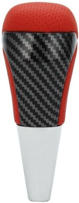 ya 4 8.14 Red & Carbon Fiber Gear Shift Knob for Toyota Tacoma for 4Runner Sequoia Tundra TRD
