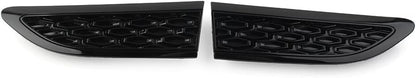 ya 4 8.14 for Land Rover Discovery Sport 2015+ Glossy Black Side Wing Vent Fender Trim 2pc