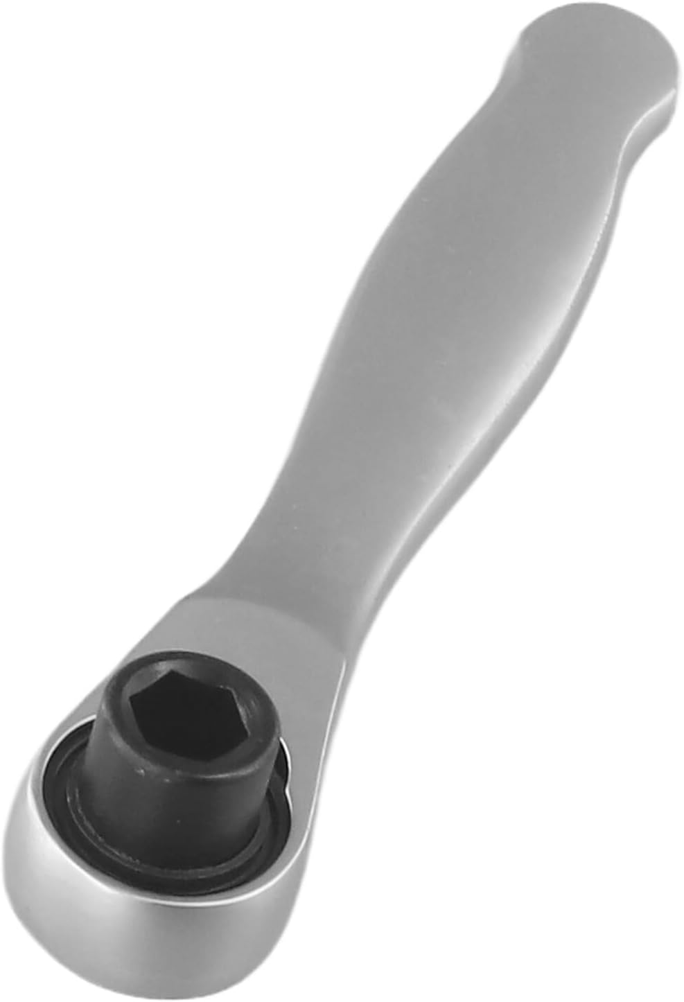 ya 14 9.20 baidi 1/4 Head Square Ratchet Socket Wrench Hex Bit 9.5cm Driver Screwdriver 72 Tooth-1