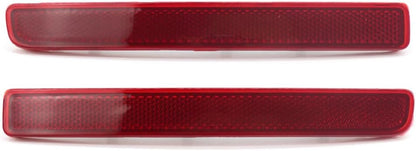 ya 4 8.10 Rear Bumper Reflector Red Lens Warning Strip Pair for Land Rover Discovery 3 4