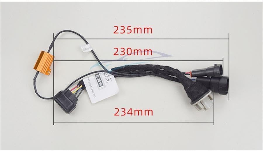ya 4 8.10 Car Halogen to LED Headlight Adapter Wire Harness For 2016-2020 for Honda for Civic 10th