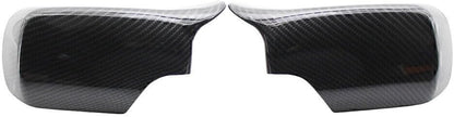 ya 11 9.14 baidiCarbon Fiber Rear View Mirror Cover Shell Fit for BMW E46 4 Door 3 Series 1998-2005