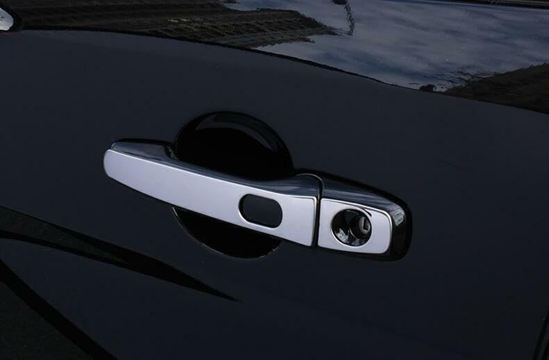 ya 2 8.15 for Ford Explorer 2016-2019 Chrome Steel Side for Smart Door Handle Cover Trim 8 pcs 