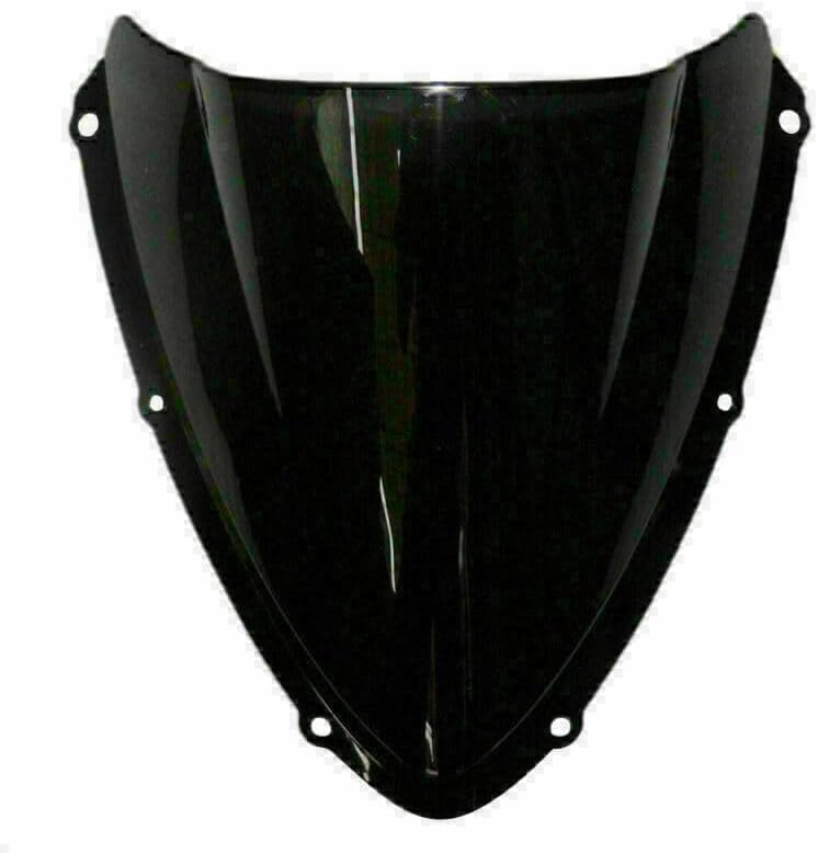 ya 2 8.15 Windscreen Windshield Double Bubble Black for Suzuki GSXR 600 750 2008 2009 2010