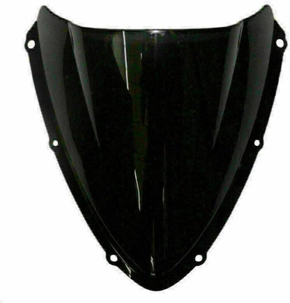 ya 2 8.15 Windscreen Windshield Double Bubble Black for Suzuki GSXR 600 750 2008 2009 2010