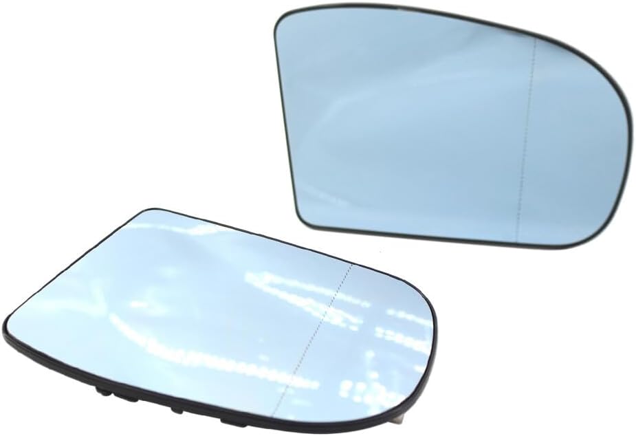 ya 11 9.14 baidiWide Angle Heated Door Mirror Glass Blue for for Benz C E Class W203 W211 C230 E320