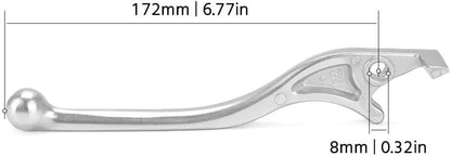 ya 4 8.24 baidi Replacement Silver Front Brake Lever for Honda CB 125F 250F 300F 400F 500F
