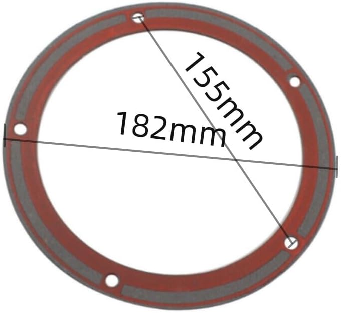 ya 2 8.15 3-piece set of 5-hole Derby protective sleeve washers suitable for Harley Twin Cam Softail Dyna 1999-2016
