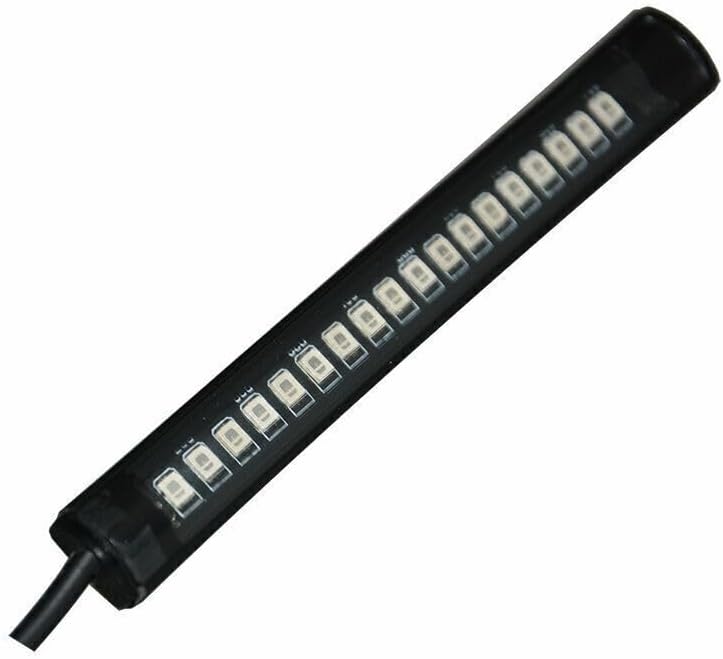 ya 23 10.7 baidi 2Pcs 18LED Flexible Amber/Red Motorcycle ATV Tail Brake Stop Turn Signal Lightsa