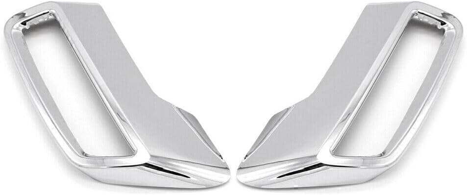 ya 4 8.14 for Peugeot 3008 5008 16-19 Exhaust Muffler Pipe Tip Tailpipe Cover Trim Chrome