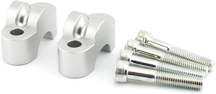 ya 6 8.14 Chrome Motor Handle Bar Riser Mounting Clamp for Honda CB1100 RS CB1100EX MSX125