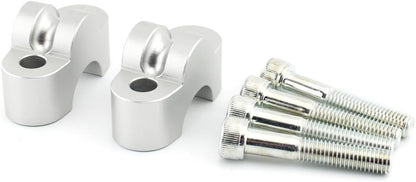 ya 6 8.14 Chrome Motor Handle Bar Riser Mounting Clamp for Honda CB1100 RS CB1100EX MSX125