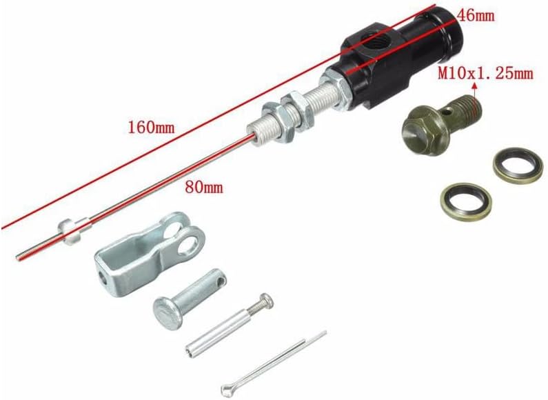 ya 11 9.14 baidiRacing Motorcycle Modified Hydraulic Clutch Cable Hydraulic Brake Pump Cylinder