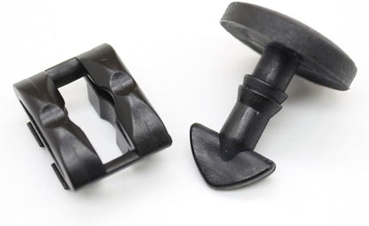 ya 4 8.8.2 for Land Rover Discovery 3 & 4 Bumper Tow Eye Cover Clips with Grommets Set of 4