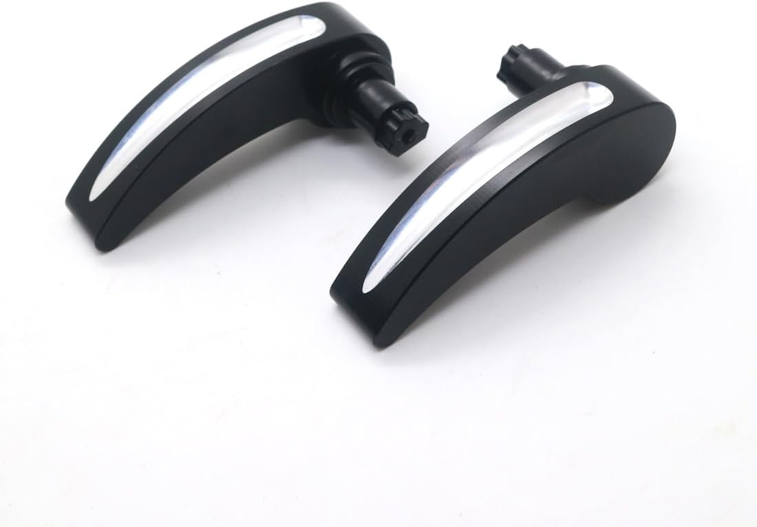 ya 12 10.8 baidi Mototrcycle Black CNC Saddlebag Latch Lever Lid Lifter for Harley Touring 14-17