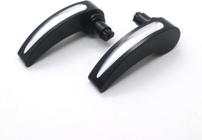 ya 12 10.8 baidi Mototrcycle Black CNC Saddlebag Latch Lever Lid Lifter for Harley Touring 14-17