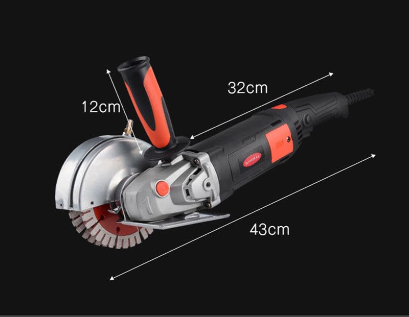 ya 16 10.20 baidi 220V Wall Groove Cutting Machine Dust-Proof Concrete Cutting Machine 1800W
