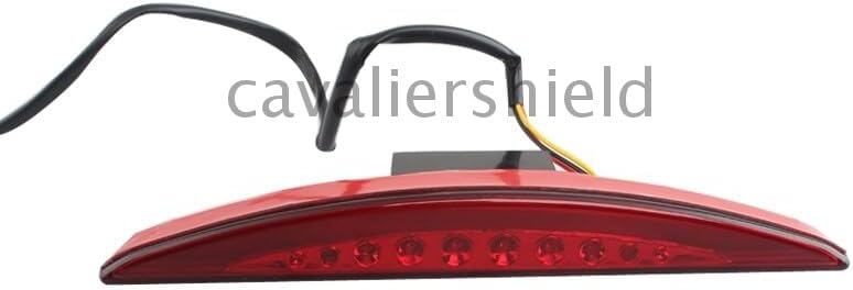 ya 23 10.7 baidi Red Rear Fender Tip Brake Tail LED Light for Harley-Davidson Breakout FXSB 13-17