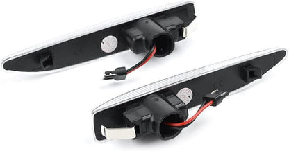 ya 9 10.24 For 2002-08 for BMW E65 E66 745i 750i 760i LED Front Side Marker Light Clea