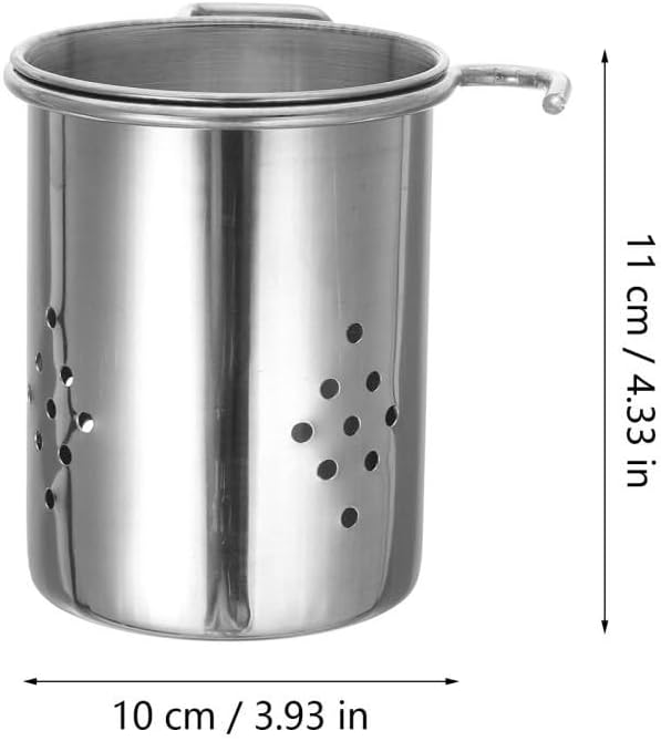 ya 26 10.21 baidi Wall-mounted Chopstick Holder Chopsticks Drain Rack Utensil Organizer-2