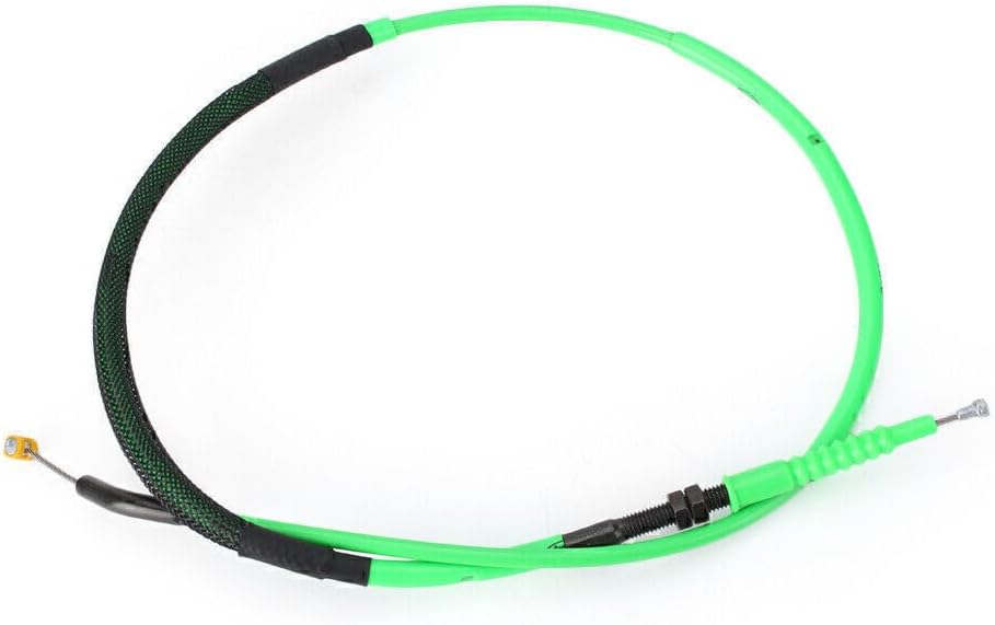 ya 14 9.20 zhengce Motorcycle Steel Clutch Cable Wire for Kawasaki ZX-6R 2009 2010-2016 Green-1