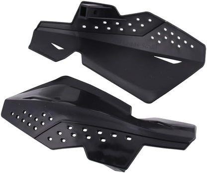 ya 4 8.14 Motorcycle Handguard Set for 7/8 Inch Handlebar Black Aluminum Protector
