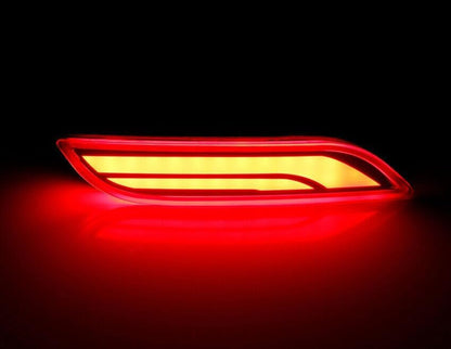 ya 7 8.24 baidi for Toyota for Camry 2018-2023 Smoked Lens LED Rear Fog Light Tail Bumper Light Sets
