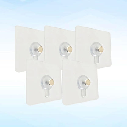 ya 26 10.21 baidi 10 Pcs No Trace Nail Non-Trace Picture Hanger Photo Hanging Kit Traceless Hooks-2