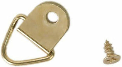 ya 26 10.21 baidi 100PCS Triangle Picture Hanger Photo Frame Hooks Frame Triangle Hanger