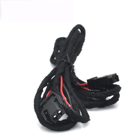 ya 5 8.10 2x Retrofit Door waring light Cable harness for Audi A4 B8 A6 A3 8p 8v q7 A7 q7