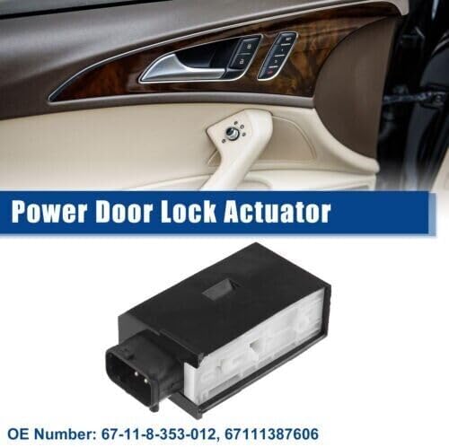 ya 4 8.24 baidi 67-11-8-353-012 Front Left Door Lock Latch Actuator for BMW Black White 