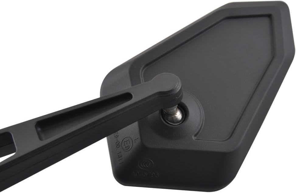 ya 13 9.15 baidi Pair Universal Matte Black 10mm Screw Motorcycle Motorbike Rearview Side Mirror