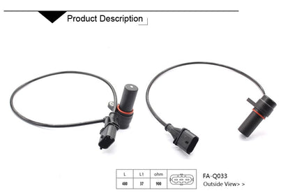 ya 2 8.15 Crankshaft Rotation Sensor for GM for VW Agrale S10 2.8 0281002214