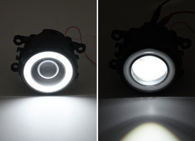 ya 2 8.15 White LED fog light with light ring DRL suitable for 13-16 for Subaru BRZ 15-21 WRX STI Impreza