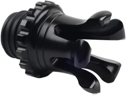 ya 4 8.8.2 Motorcycle Vented King Crown Gas Cap Fuel Tank Black for Harley XL883 Road King