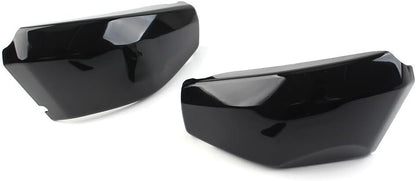 ya 23 10.7 baidi Battery Left & Right Side Covers Black ABS Plastic for Honda VTX1300 2003-2009