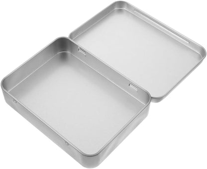 ya 14 9.20 baidi 2 PCS Stora Tin Box Travel Tinplate Container Empty Containers-1