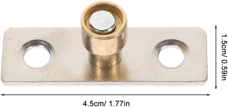 ya 26 10.21 baidi 2 Pcs Sliding Door Roller Guide Floor Guides Retainer Pocket Bottom