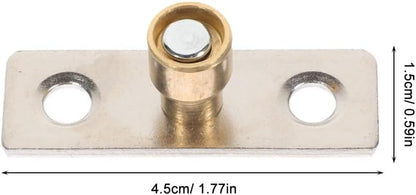 ya 26 10.21 baidi 2 Pcs Sliding Door Roller Guide Floor Guides Retainer Pocket Bottom