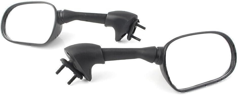 ya 2 8.15 Rearview Mirror Motorcycle fit for Yamaha YZF R6 2001 2002 Black ABS Plastic Shell