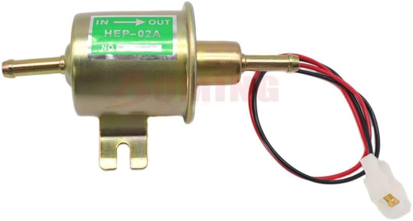 ya 5 8.10 2X 12V Universal Direct Discharge Low Pressure Electric Fuel Pump Suitable for Gas and Diesel HEP-02A