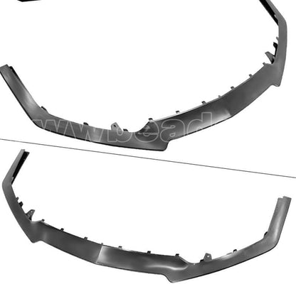 ya 2 8.15 Front Bumper Lip Chin Spoiler for Ford for Mustang GT500 Style 2015-17 Glossy Black