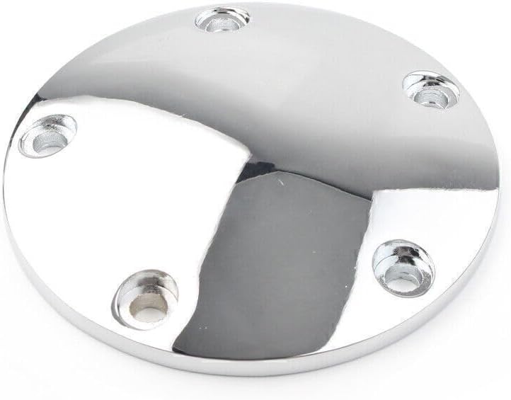 ya 4 8.14 Fit for Harley Twin Cam Softail Dyna Touring 99-17 Chrome Domed Timing Points Cover
