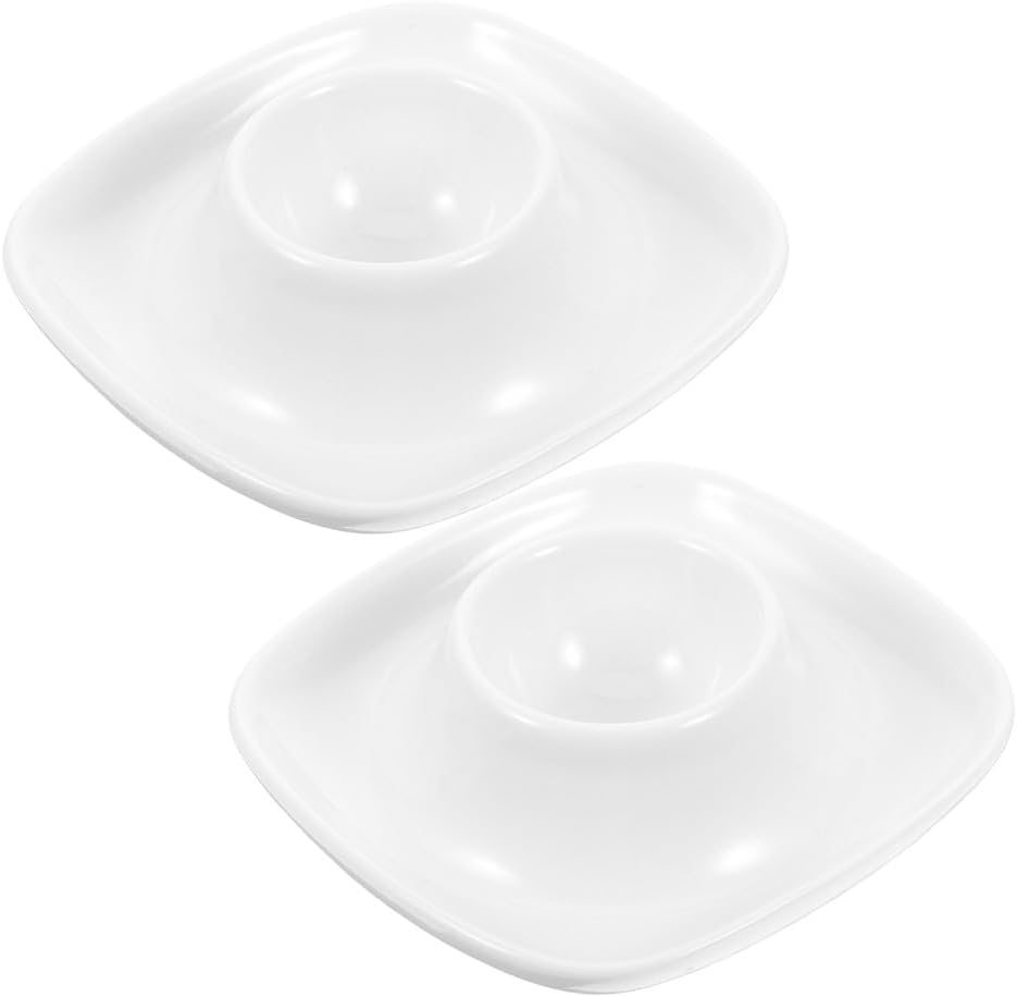 ya 14 9.20 baidi 2 Pcs Egg Tray Adorable Stand Holders Rack Breakfast-1