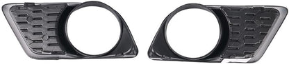 ya 9 10.24 2Pcs Front Fog Light Cover Bezel Black Left+Right For 2011-2014 for Charger